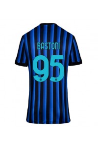 Inter Milan Alessandro Bastoni #95 Jalkapallovaatteet Naisten Kotipaita 2025-26 Lyhythihainen